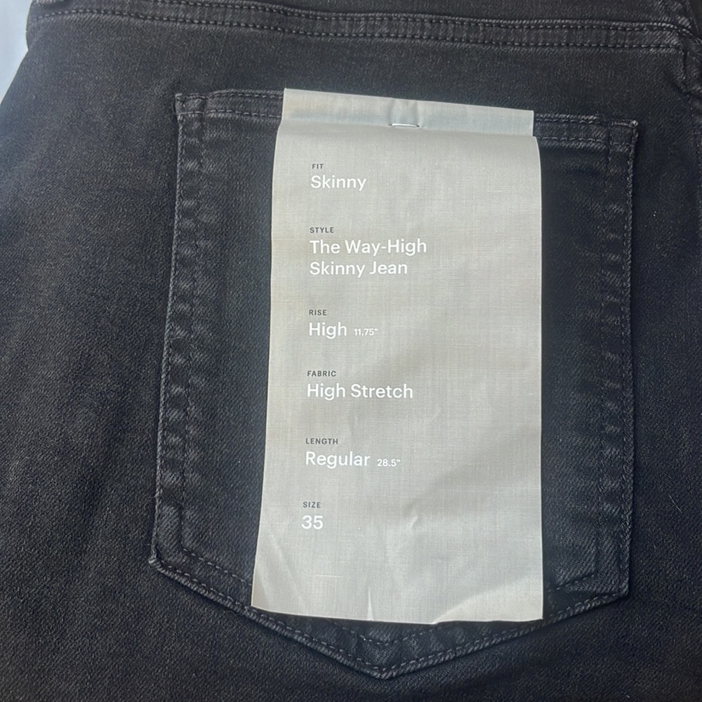 NWT Everlane the way high skinny jean black - Picture 5 of 6